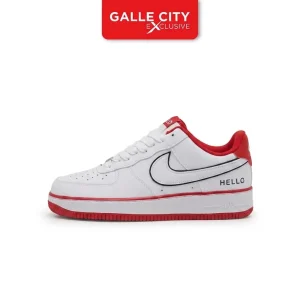Z00261 NIKE AIE FORCE WHITE AND RED